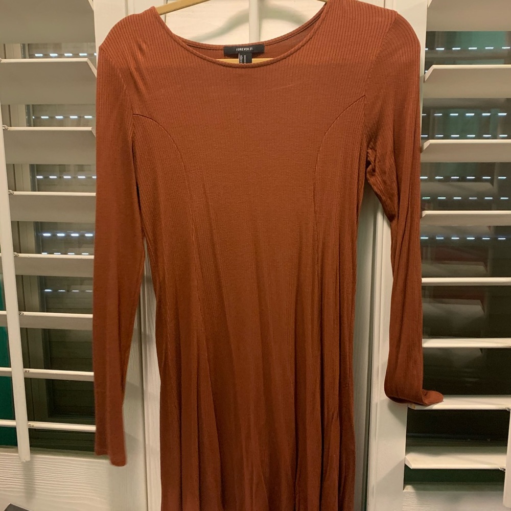 Long sleeve casual dress